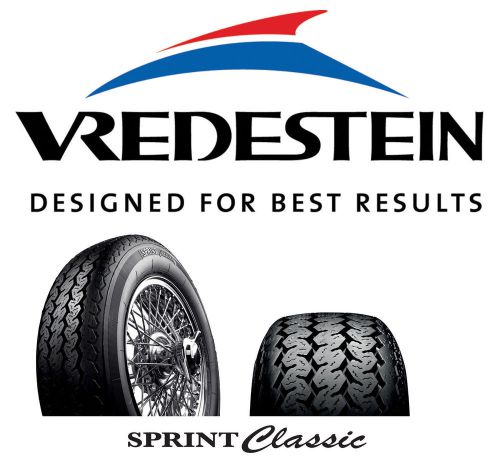 Vredestein tire,165/hr15,sprint classic,set,porsche 356a,356b,356c,free shipping