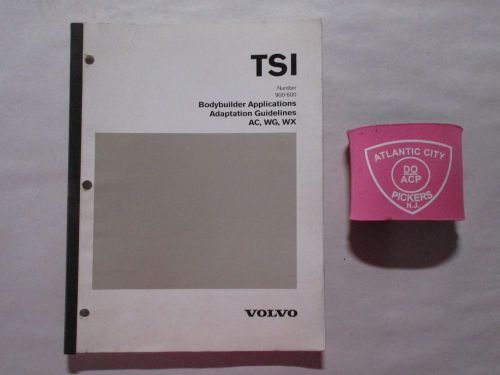 Volvo tsi bodybuilder applications adaptation guidelines manual ac wg wx 900-600