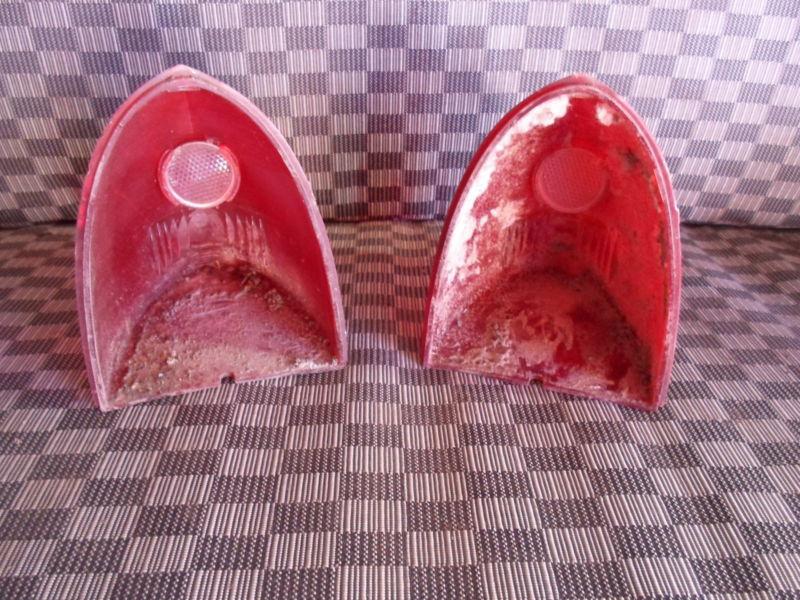 TWO NOS WILLYS AERO WHITE REFLECTOR BUTTONS FOR TAIL LIGHTS 1952-53 (& 54-55?), US $30.00, image 3