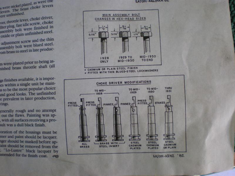 Restored Original Holley (Zenith) Carburetor 1928 Model A Ford Original Jets, US $249.00, image 8