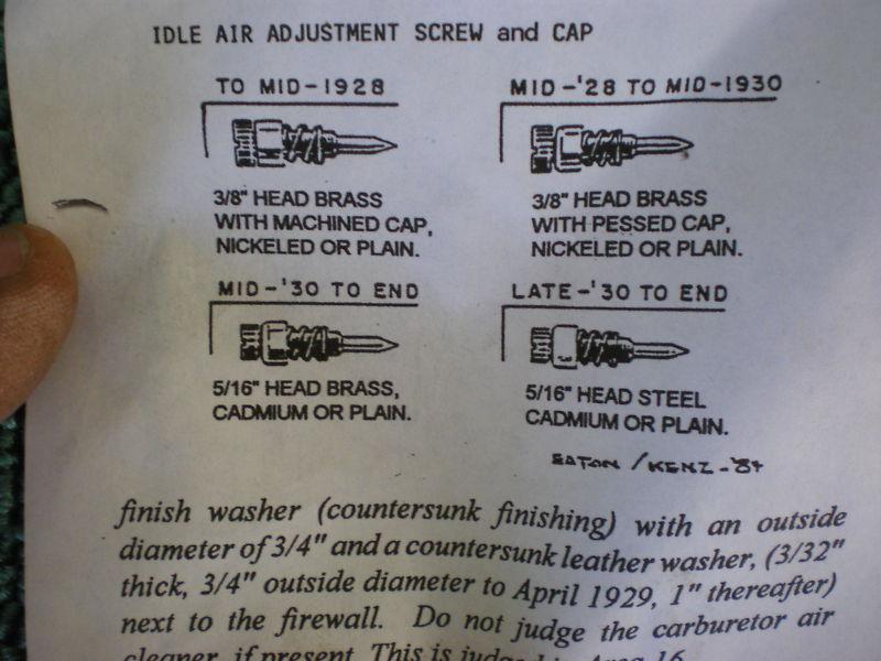 Restored Original Holley (Zenith) Carburetor 1928 Model A Ford Original Jets, US $249.00, image 9