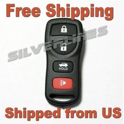 Nissan infiniti i35 g35 qx56 4 button remote case key shell  casing - n4
