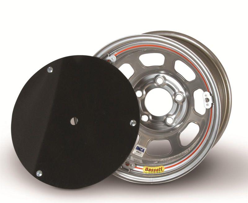 Bassett racing wheel 3rfplgb black non-beadlock wheel mud cover kits 15" dia. -