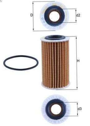 Oil filter SERVANT OX 1267D for Ford Focus IV (HN) 1.5 2022--, US $, image 4
