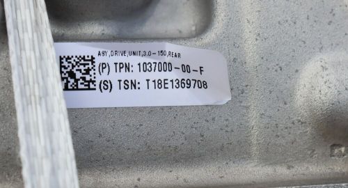 TESLA MODEL X DUAL MOTOR AWD REAR DRIVE UNIT ENGINE MOTOR OEM 2016-2020 ✔️ -59K-, US $2,049.99, image 3