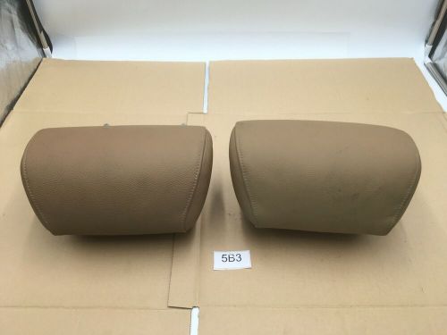 2008-2010 BMW 5 series E60 LEFT AND RIGHT HEADREST LEATHER BROWN OEM ., US $72.99, image 4