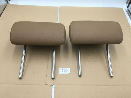 2008-2010 BMW 5 series E60 LEFT AND RIGHT HEADREST LEATHER BROWN OEM ., US $72.99, image 5