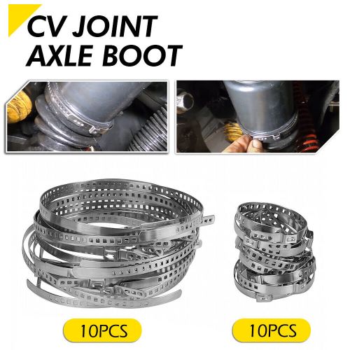 20X Adjustable Axle CV Joint Boot Crimp Clamps Small & Large FOR Ford Chevy EH, US $13.99, image 8