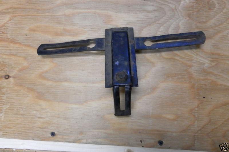 1953 cadillac rear bumper license plate bracket