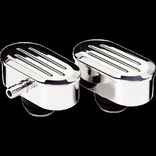 Bsp21920 billet specialties valve cover breathers pcv push-in oval billet