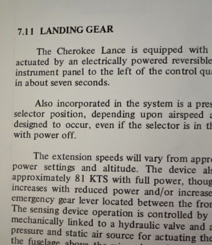 Piper Cherokee Lance Information Manual, US $95.00, image 3