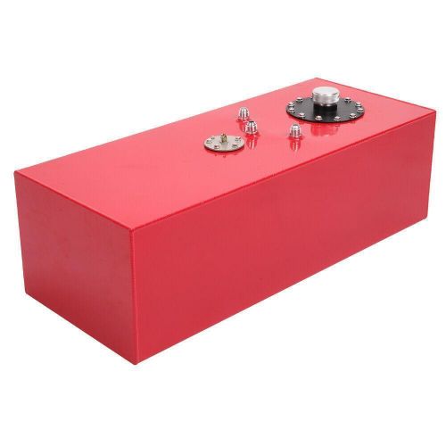 15 Gallon/60L Top-feed Racing Fuel Cell Tank + Fuel Level Sender Red, US $113.71, image 3