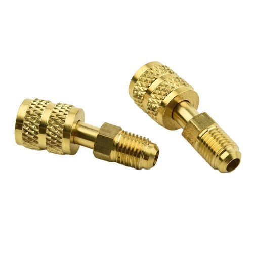 2 Pcs R32 R410a AC Adapter 5/16 1/4 SAE Male Female High Quality, US $12.41, image 7