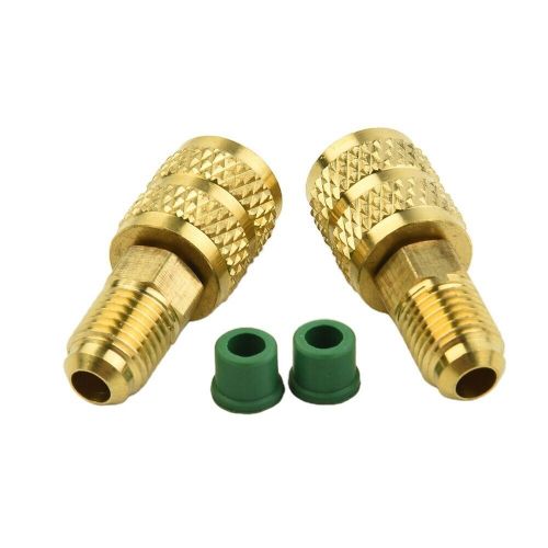 2 Pcs R32 R410a AC Adapter 5/16 1/4 SAE Male Female High Quality, US $12.41, image 10