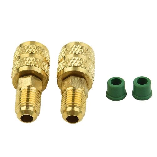 2 Pcs R32 R410a AC Adapter 5/16 1/4 SAE Male Female High Quality, US $12.41, image 24