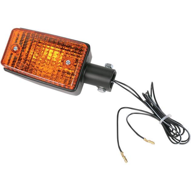 K&s dot turn signal assembly d/f rear black amber fits yamaha xj900r seca 1983