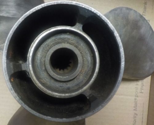 384702 Stainless Steel Propeller 3 Blade Right 12-3/4X21 Evinrude/Johnson, US $89.99, image 16