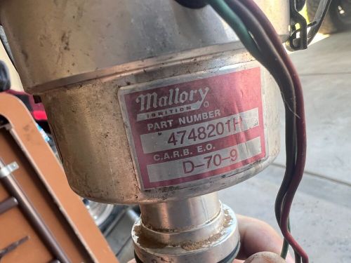 Distributor-unilite electronic ignition mallory 4748201h