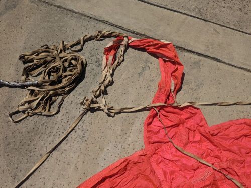 Drag Race Sportsman Parachute Deist 10' Red NHRA, US $99.99, image 3