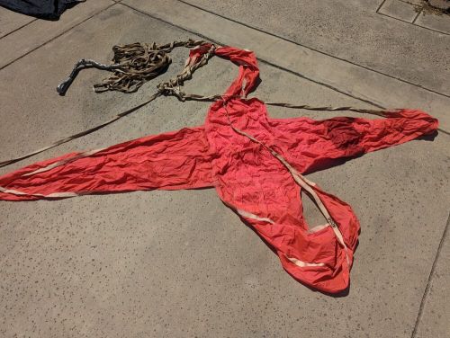 Drag Race Sportsman Parachute Deist 10' Red NHRA, US $99.99, image 6