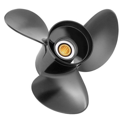 ALUMINUM PROPELLER FOR JOHNSON/EVINRUDE 2 CYL 2 STROKE 14 SPLINE 20 1984- 1997, US $252.26, image 2
