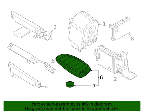 Genuine Hyundai Keyless Entry Transmitter 95440-L1160, US $371.08, image 2