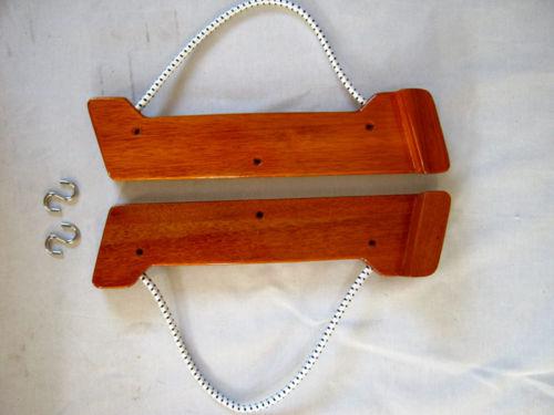 Boston whaler teak cooler chocks - 72qt - 94qt coolers