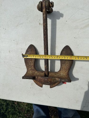 VINTAGE 10-LB. NAVY BOAT ANCHOR GREAT NAUTICAL COLLECTIBLE, US $100.00, image 7