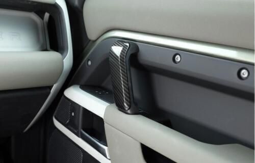 Inner Door Armrest Cover Trim For Land Rover Defender 110 2020-2023 Carbon Fiber, US $45.77, image 4