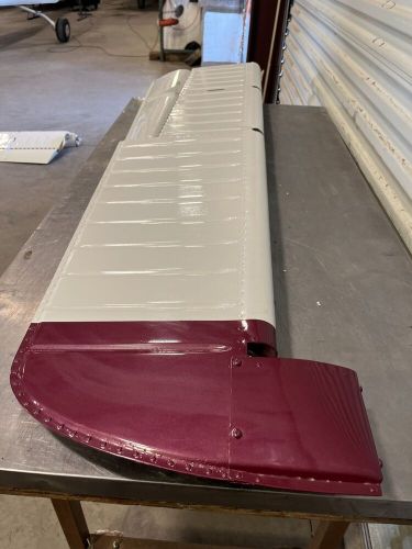 1955 beechcraft f35 bonanza ruddervator assembly w/ trim tab