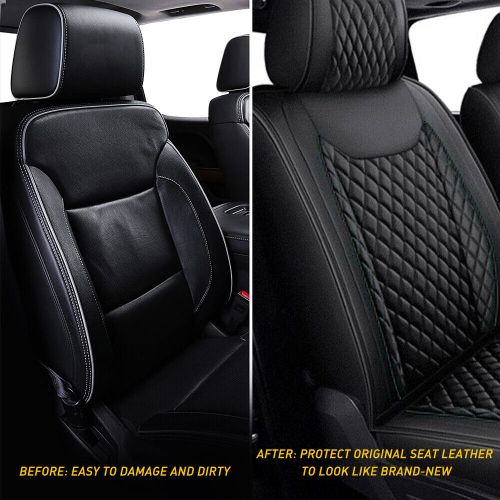 5X For Ram Front 2500 Seat Cover Rear Backrest Three-person Armrest Head Pad Cap, US $128.19, image 8