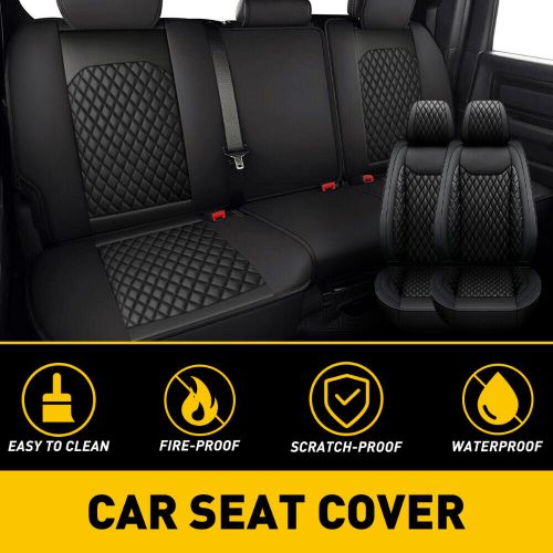 5X For Ram Front 2500 Seat Cover Rear Backrest Three-person Armrest Head Pad Cap, US $128.19, image 9