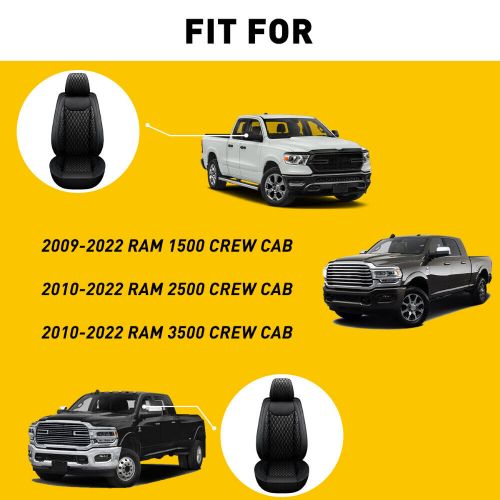 5X For Ram Front 2500 Seat Cover Rear Backrest Three-person Armrest Head Pad Cap, US $128.19, image 11