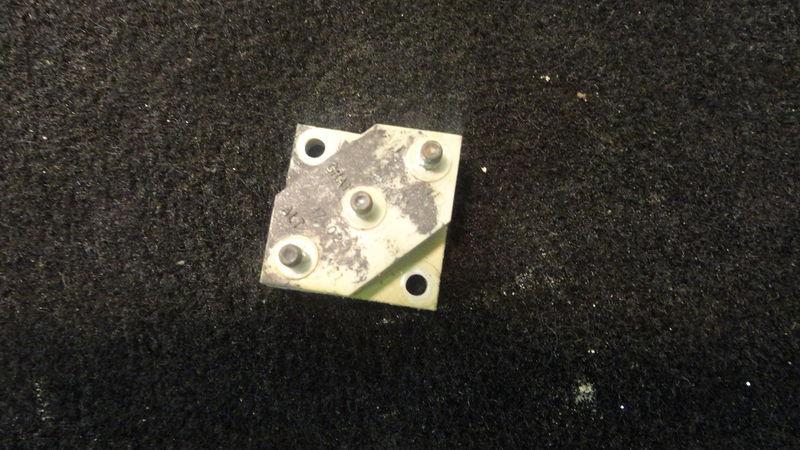 Used terminal block assy #17602a 2 for 2002 mercury 90hp 3 cyl outboard motor 