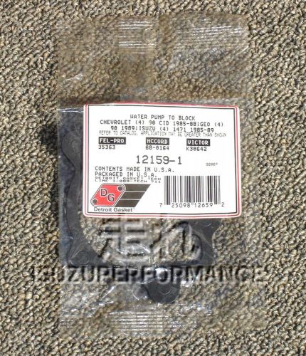 DG 12159-1 Water Pump Gasket Chevy Geo Spectrum Isuzu I-Mark; 1.5l SOHC 4XC1, US $29.99, image 2