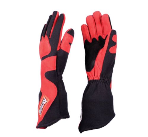 RaceQuip 358 Series 2 Layer Nomex Long Gauntlet Race Gloves Red/Black - Medium, US $100.82, image 6