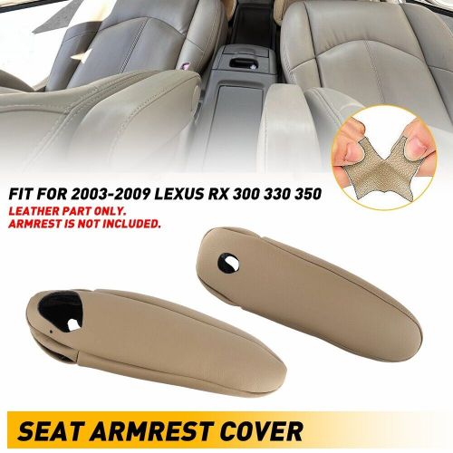 Fit 2003-2009 Lexus RX 300 330 350 2X Leather Seat Armrest Holster Dark Beige, US $19.99, image 7