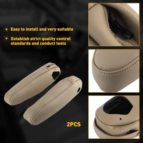 Fit 2003-2009 Lexus RX 300 330 350 2X Leather Seat Armrest Holster Dark Beige, US $19.99, image 11