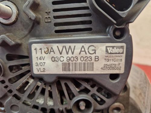 VOLKSWAGEN GOLF ALTERNATOR PETROL 2007 1.6L BLF, US $, image 8