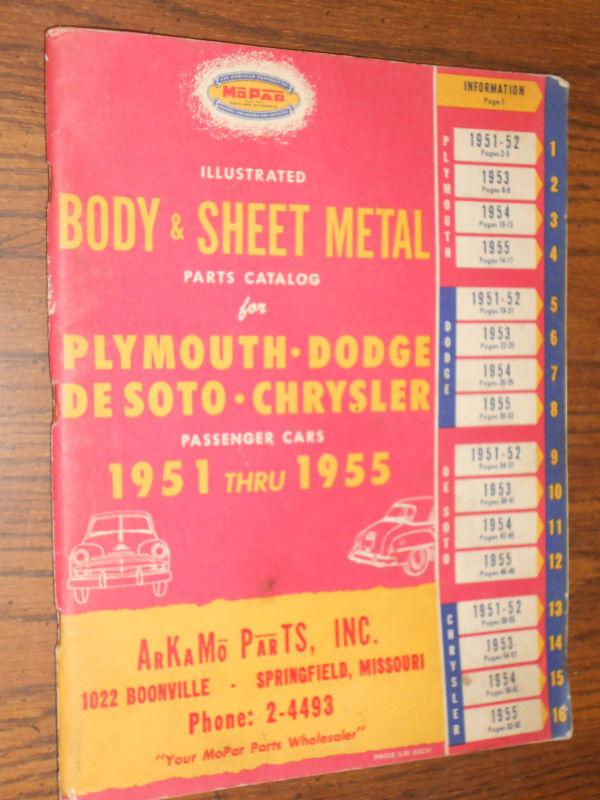 Find 1954 DODGE TRUCK PARTS BOOK / CATALOG / ORIGINAL BOOK in Benton