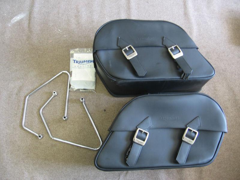 Purchase USED GENUINE TRIUMPH AMERICA LARGE SADDLE BAG KIT SPEEDMASTER