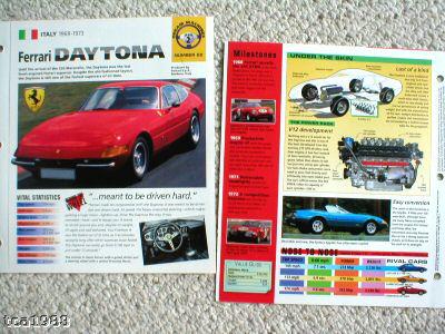1969/ 1970 / 1971 / 1972 FERRARI DAYTONA 365 IMP Brochure: GTB/4, US $10.00, image 2