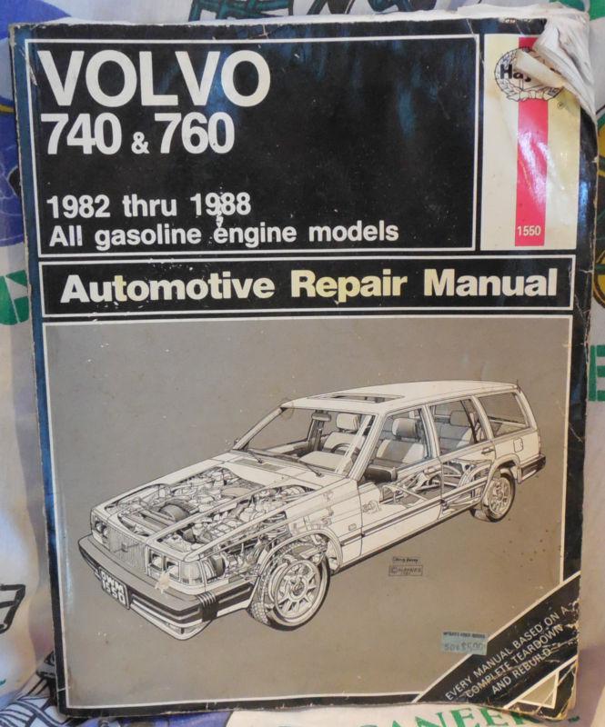 Haynes,volvo,740,760,1982-1988,manual,book,ac,motor,electrical,body,clutch,brake