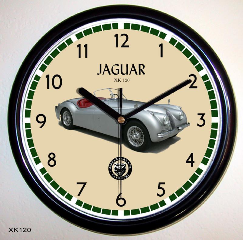 Jaguar xk120 xk140 or xk150 wall clock choice of 3 models