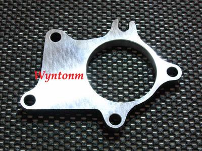 T3 t3/t4 (5 bolts) hybrid turbo downpipe flange 2.5" center mild steel 