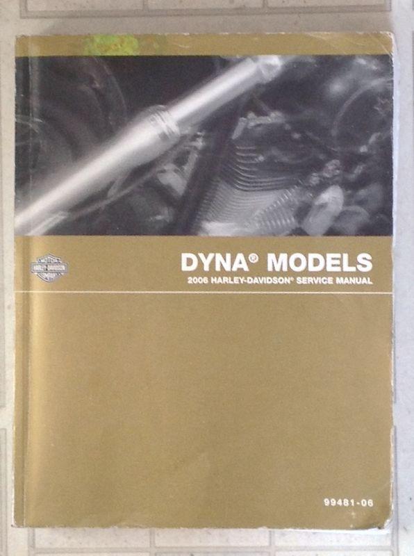 Harley-davidson dyna models 2006 service manual 
