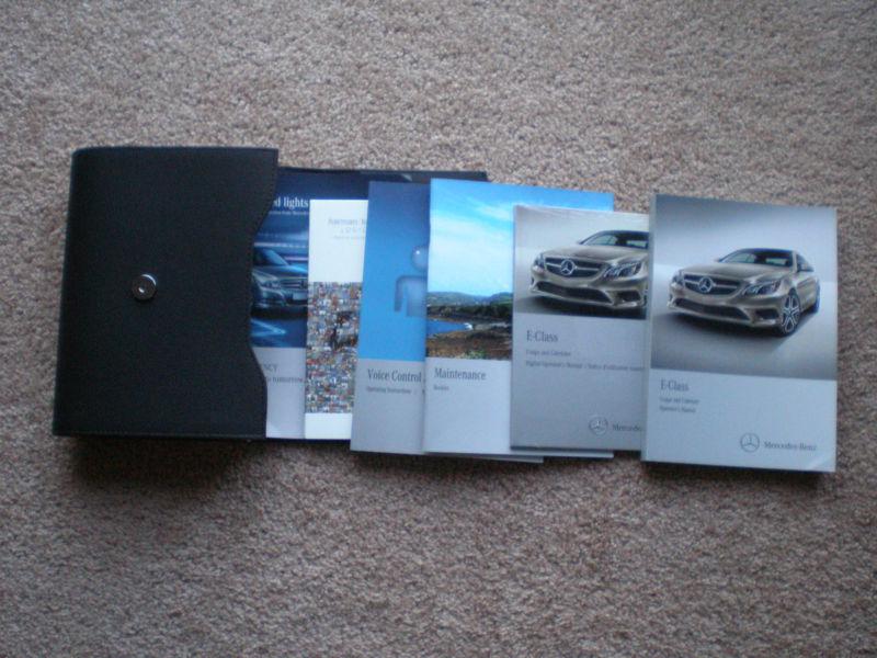 Oem benz 2014 14 mb e class coupe cabriolet e350 e550 owner's operator's manual