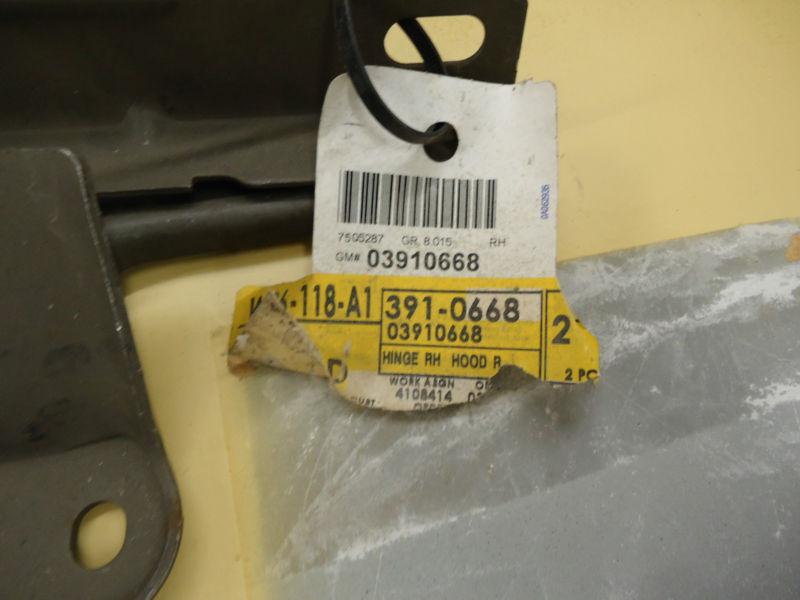 Purchase NOS 196719681969 Camaro Firebird Hood hinges with springs,pair, Original GM in