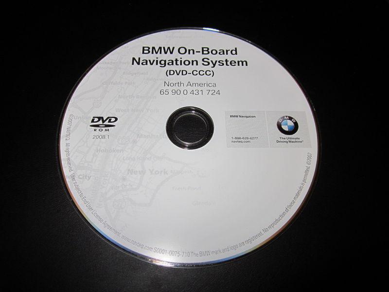 Bmw on-board navigation system dvd 2008.1 dvd-ccc oem x5 x6 m5 m6 3 5 series