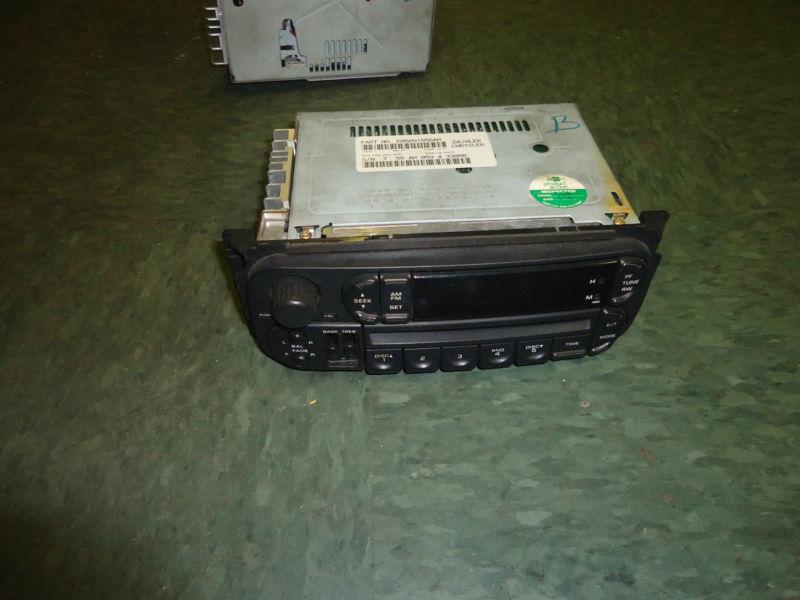 02-07 dodge chrysler jeep ram mopar radio disc cd player factory changer oem eq